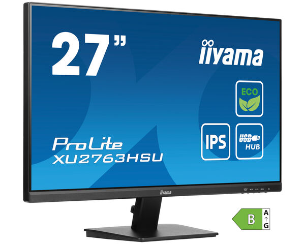 ProLite XU2763HSU-B1 - 24" IPS, Full HD-paneel met energieklasse B