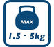 max 5 kg