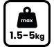 max 5 kg